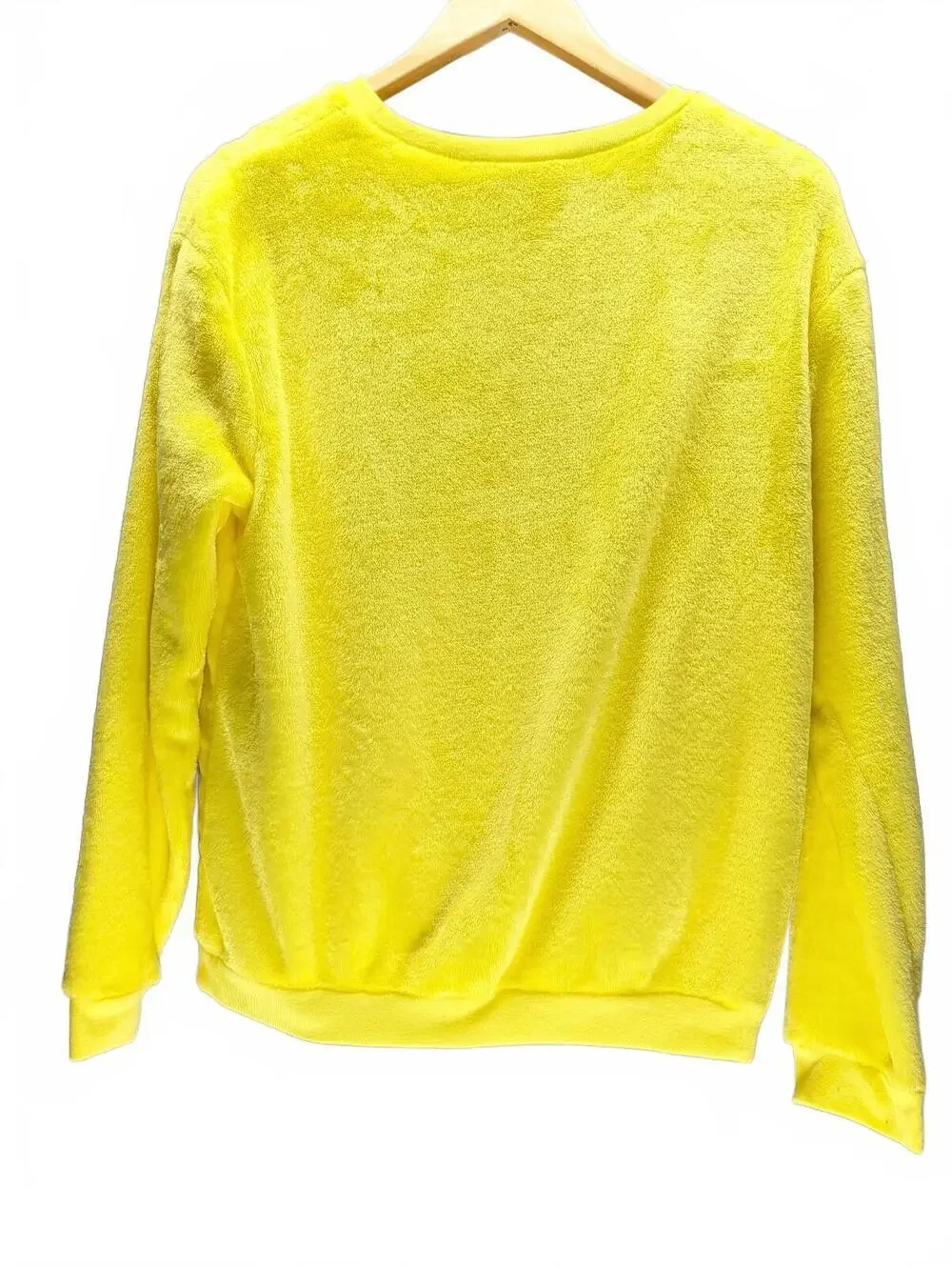 Despicable Me Minion Yellow Plush Sweatshirt Size L Cozy